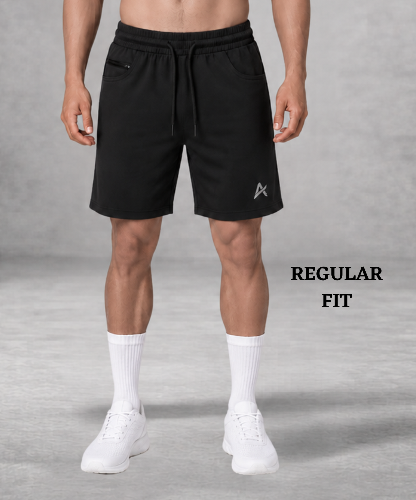 Men’s Premium 4-Way Lycra Shorts (250 GSM) with D-Pockets |  Athvix Active Wear By Denmonk