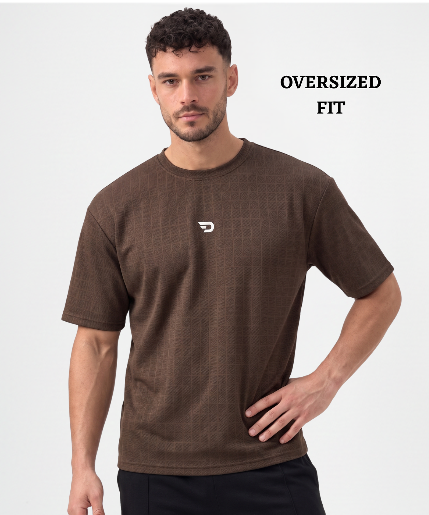 Imported Jacquard Lycra T-Shirts | 180 GSM | Oversized Fit