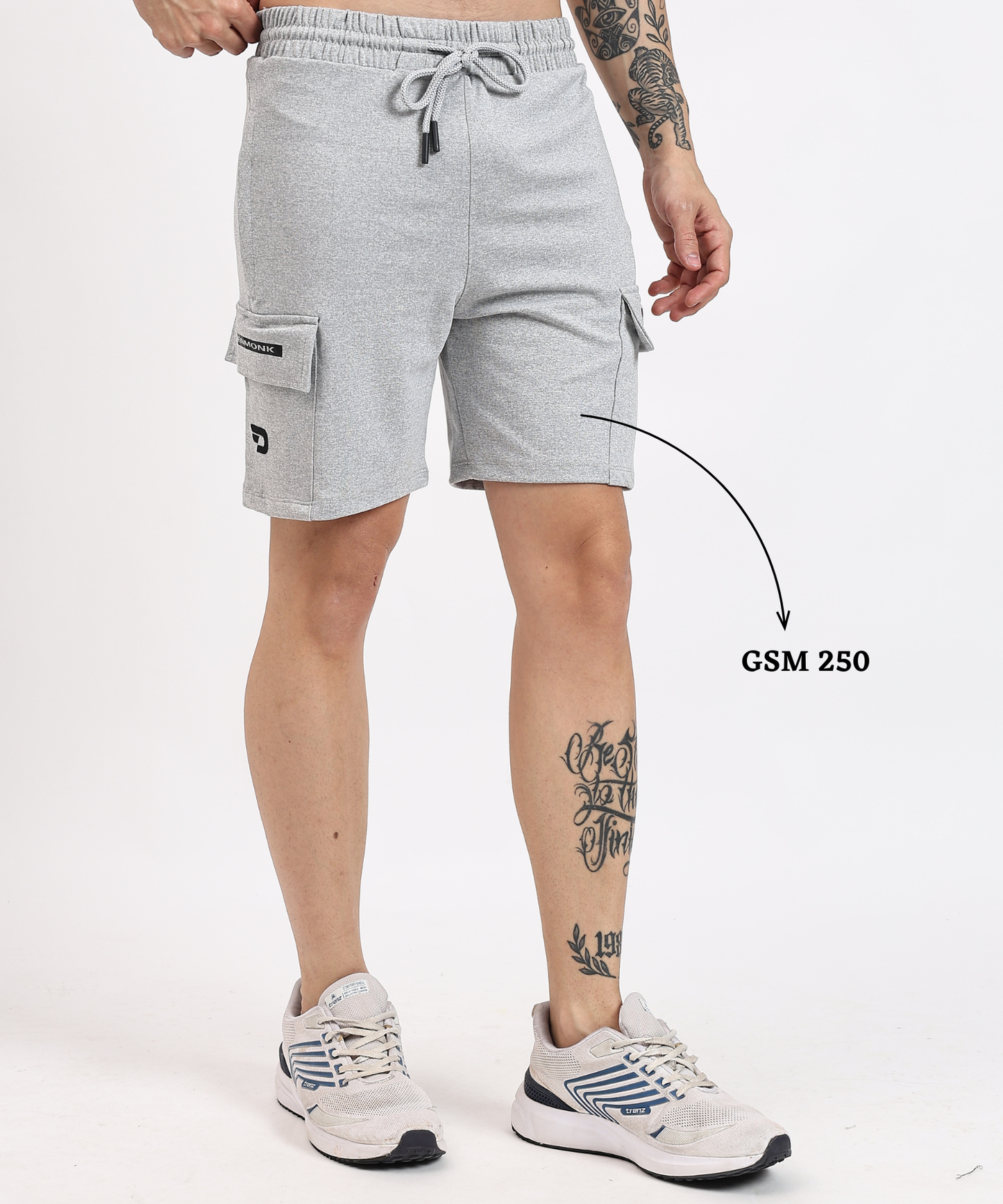 Cargo Style Shorts – Imported Poly Cotton Lycra (250 GSM)