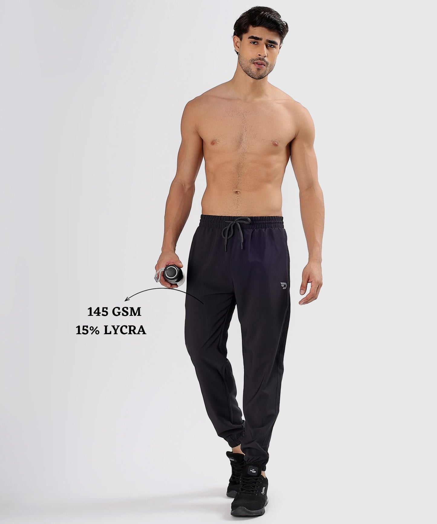 Hybrid Jogger - Imported Ns Parachute Lycra Lower (15% Lycra 145 GSM)