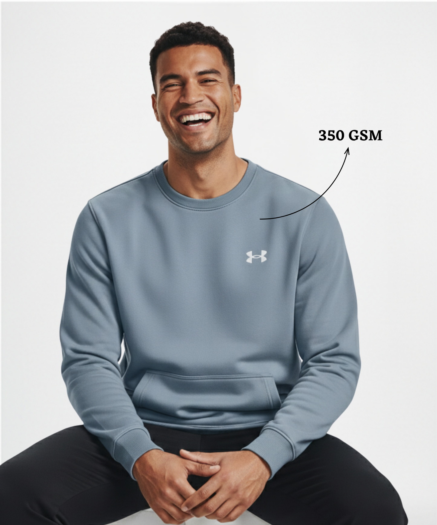 Imported Russian Fleece Lycra SweatShirts (GSM 350)