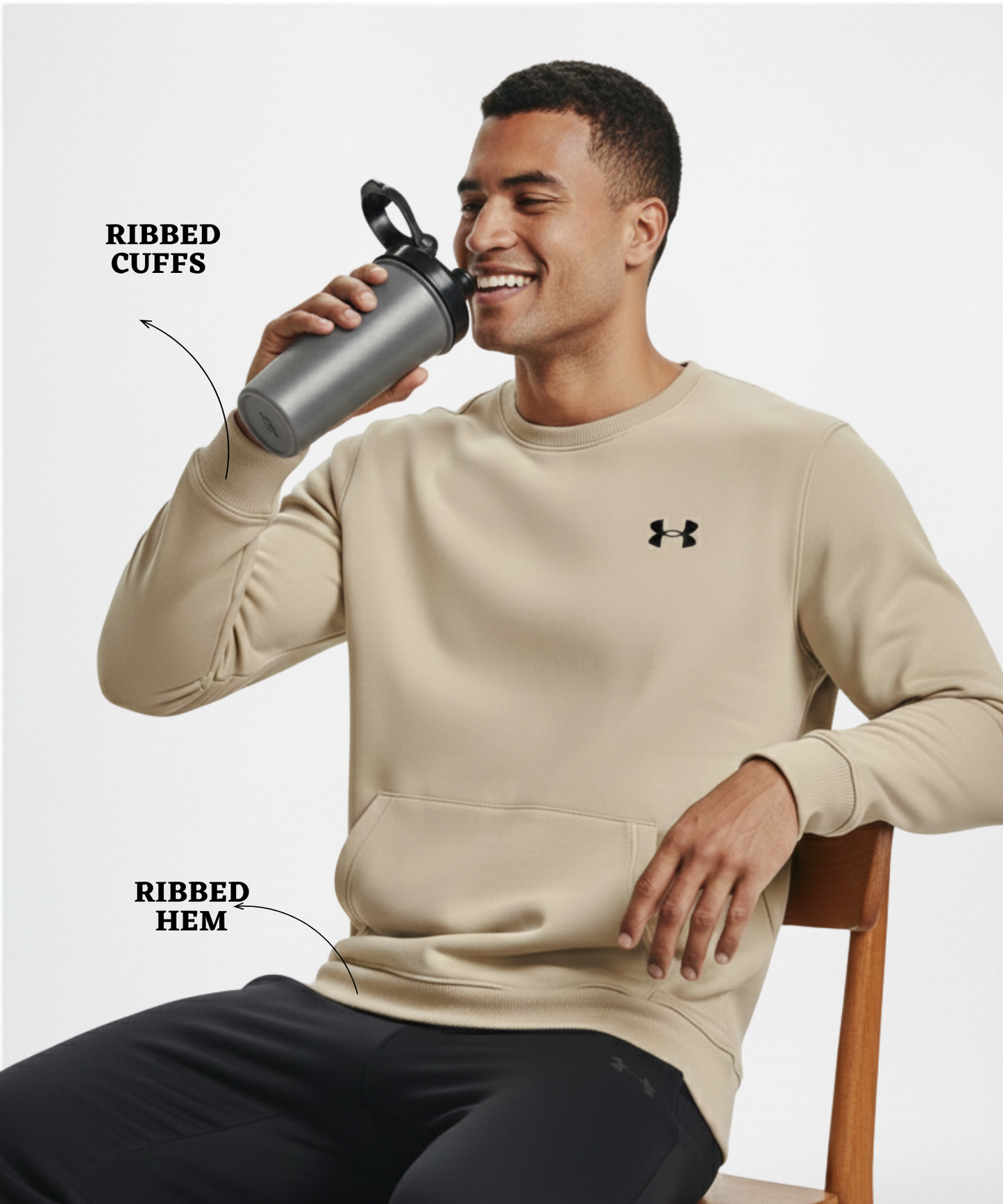 Imported Russian Fleece Lycra SweatShirts (GSM 350)