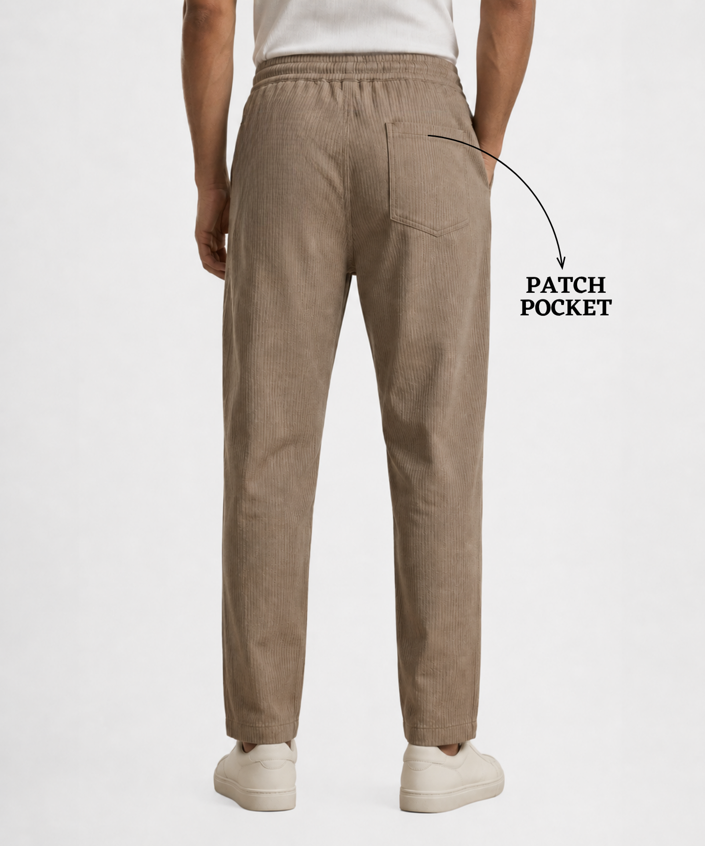 Men’s Premium Cotton Blend Casual Trackpants – Soft Comfort Fit with Textured Style