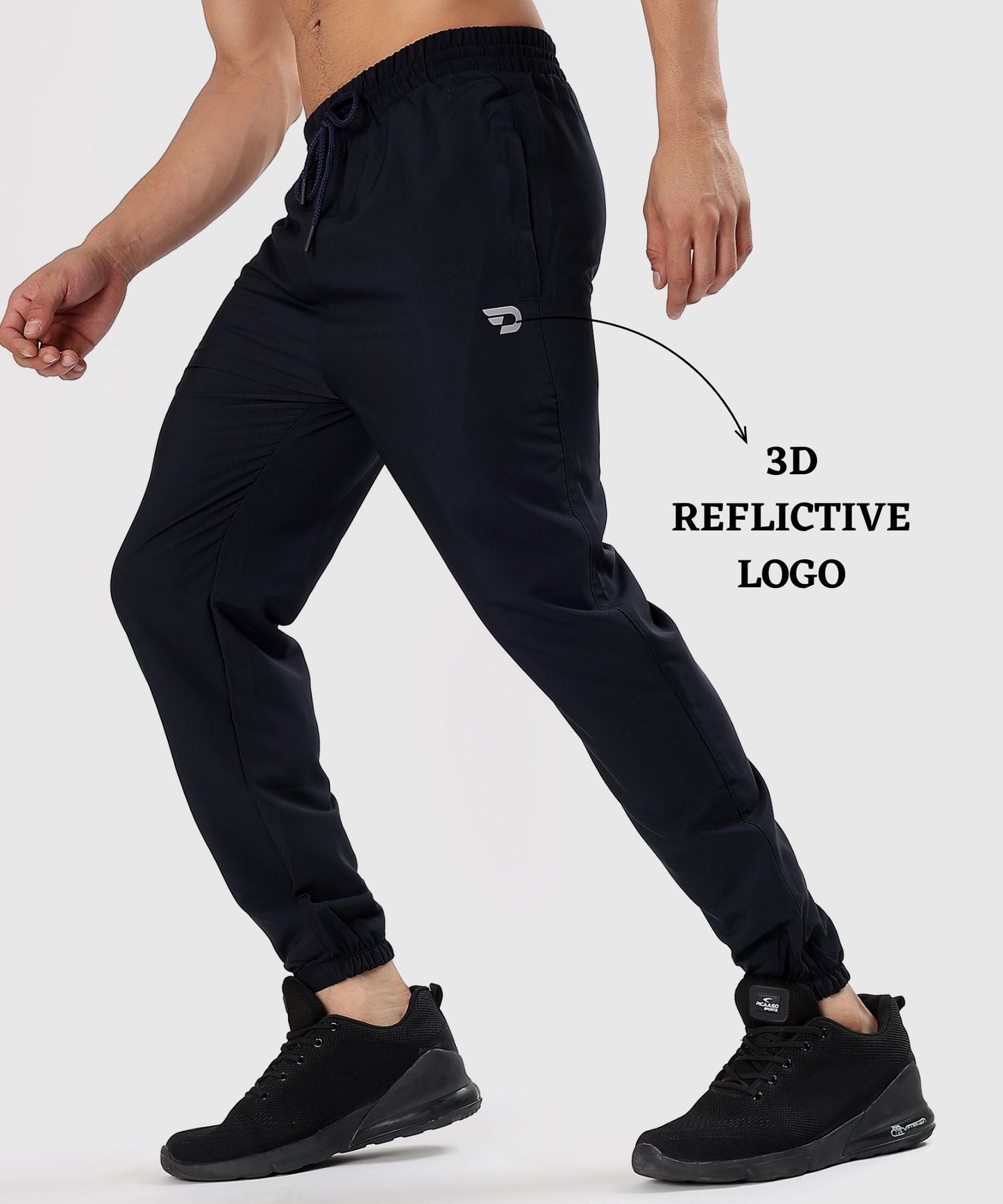 Hybrid Jogger - Imported Ns Parachute Lycra Lower (15% Lycra 145 GSM)