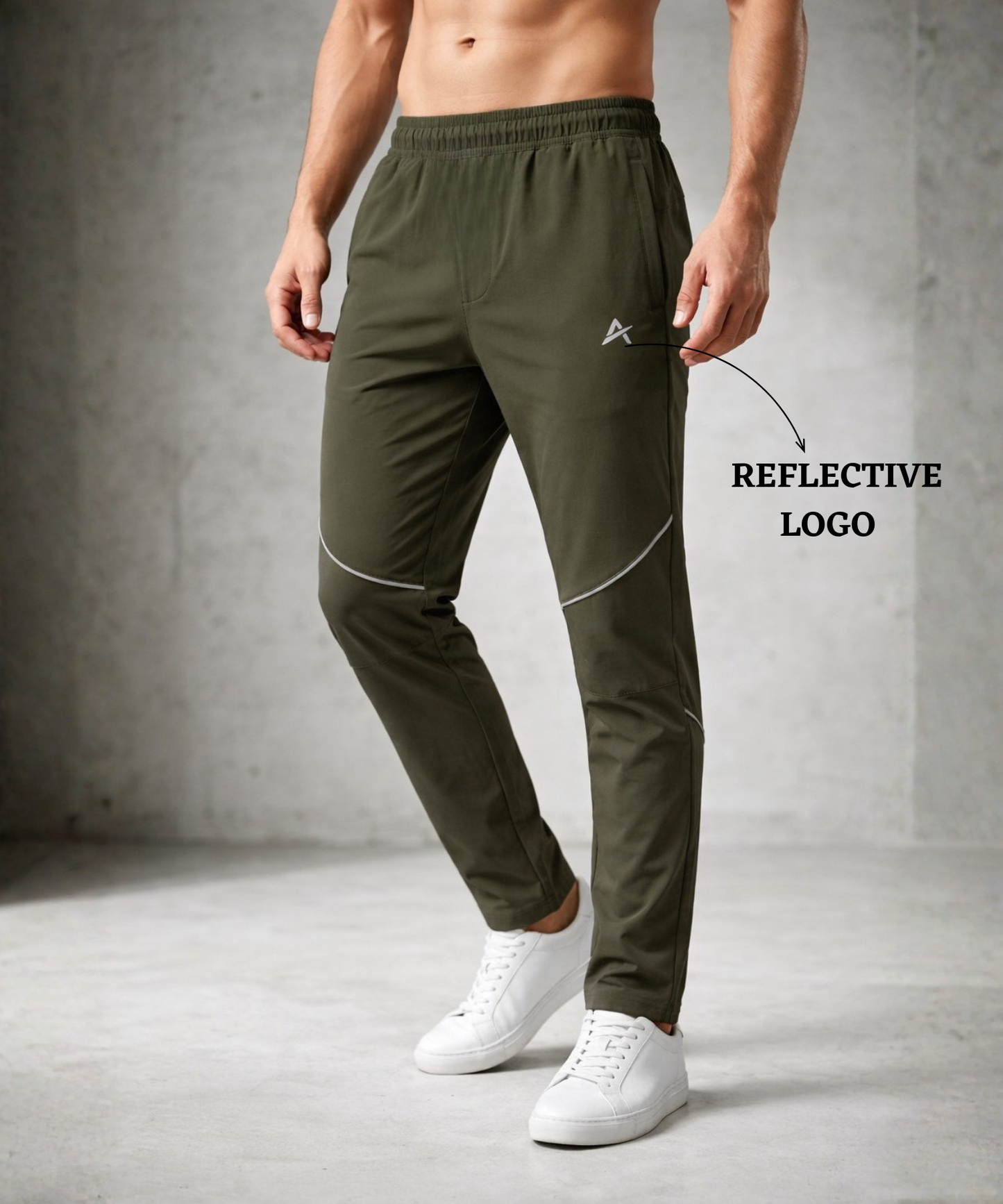 Athvix Imported NS Parachute Lycra Lower (12% Lycra, 130 GSM) with Stylish Piping | Athvix Active wear by Denmonk