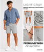 Men’s Imported Linen Blend Shorts – Soft Breathable 210 GSM Relaxed Modern Fit