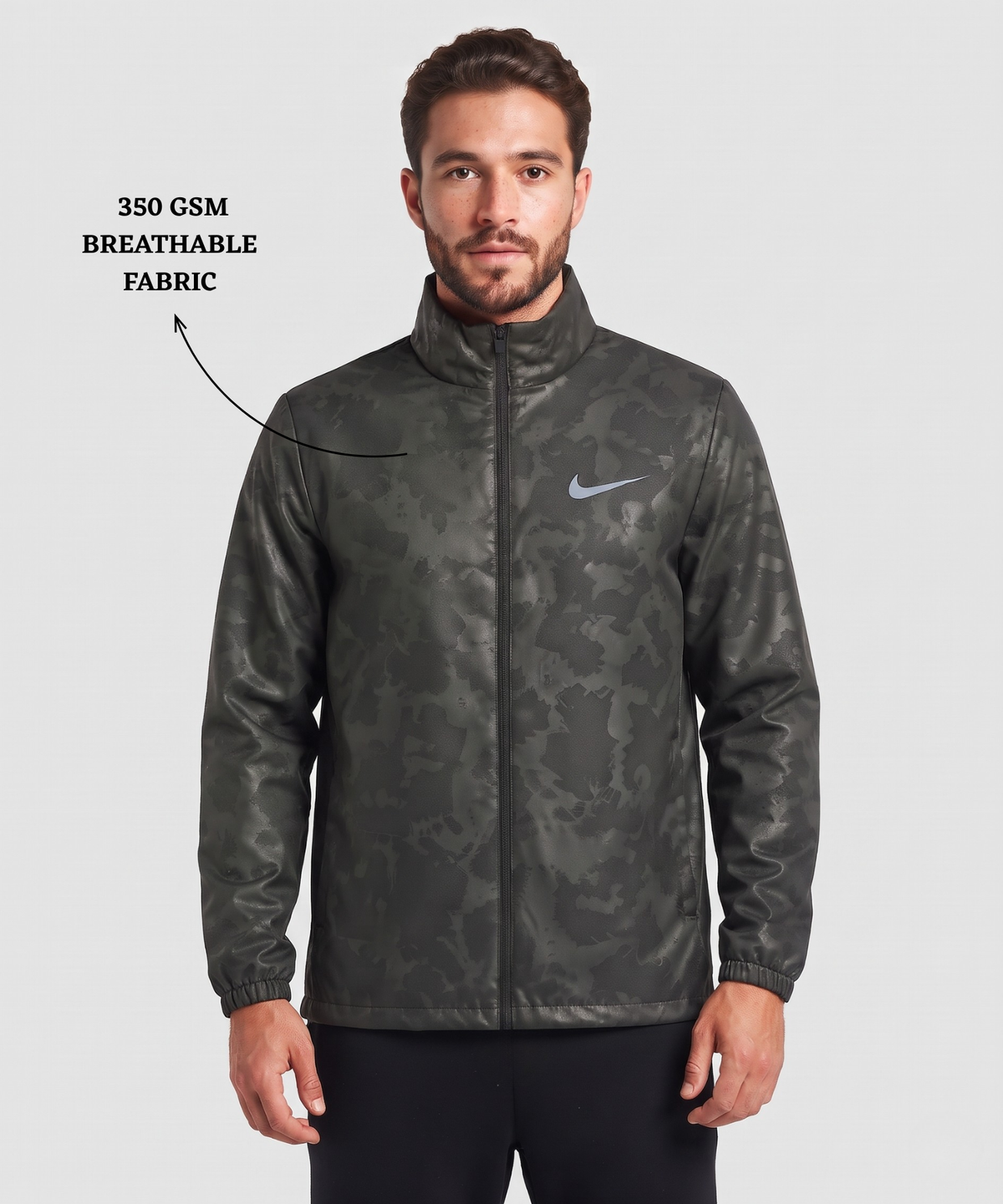 Imported Premium Quality TPU Embossed Windcheater With Inner Lining | GSM 350 | Regular Fit