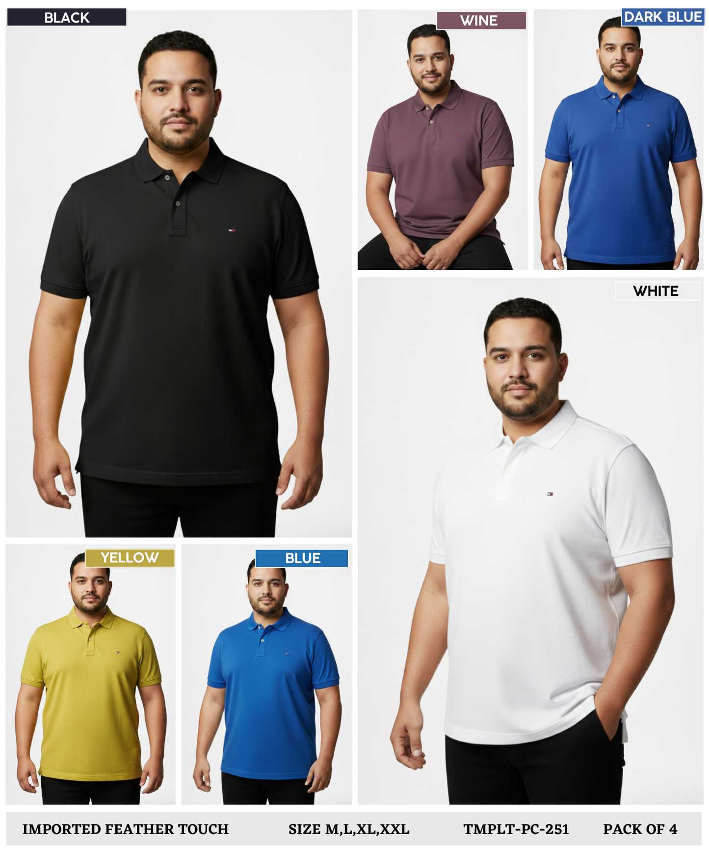 Premium Quality 100% Cotton T-Shirts