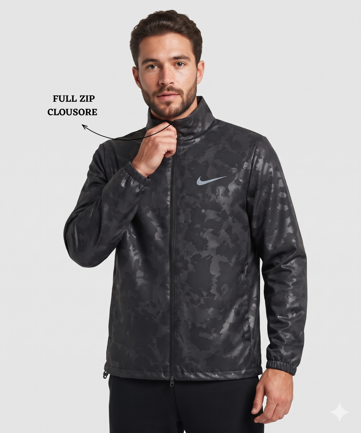 Imported Premium Quality TPU Embossed Windcheater With Inner Lining | GSM 350 | Regular Fit