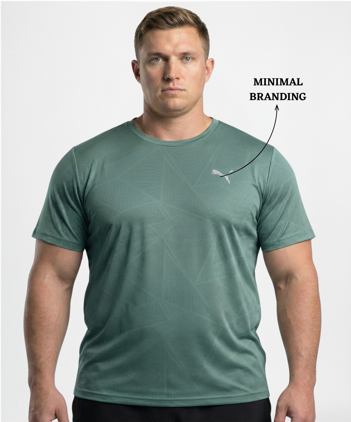 Imported Jacquard Lycra Plus Size T-shirt (GSM 180)