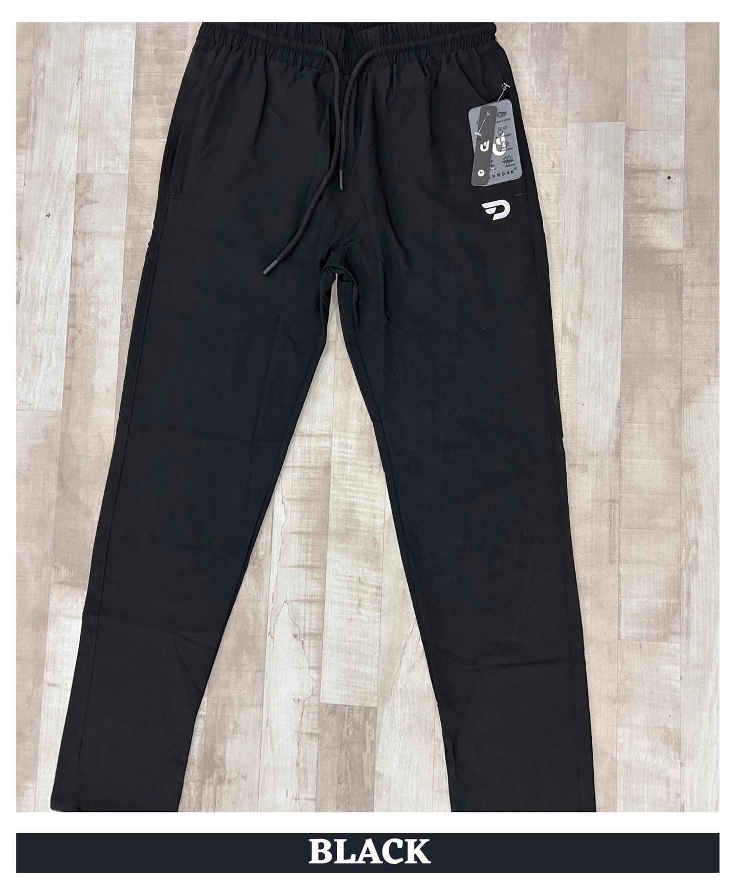 NylonFlex Zip Trackpants - Imported Nylon Crush Lycra  (180 GSM)