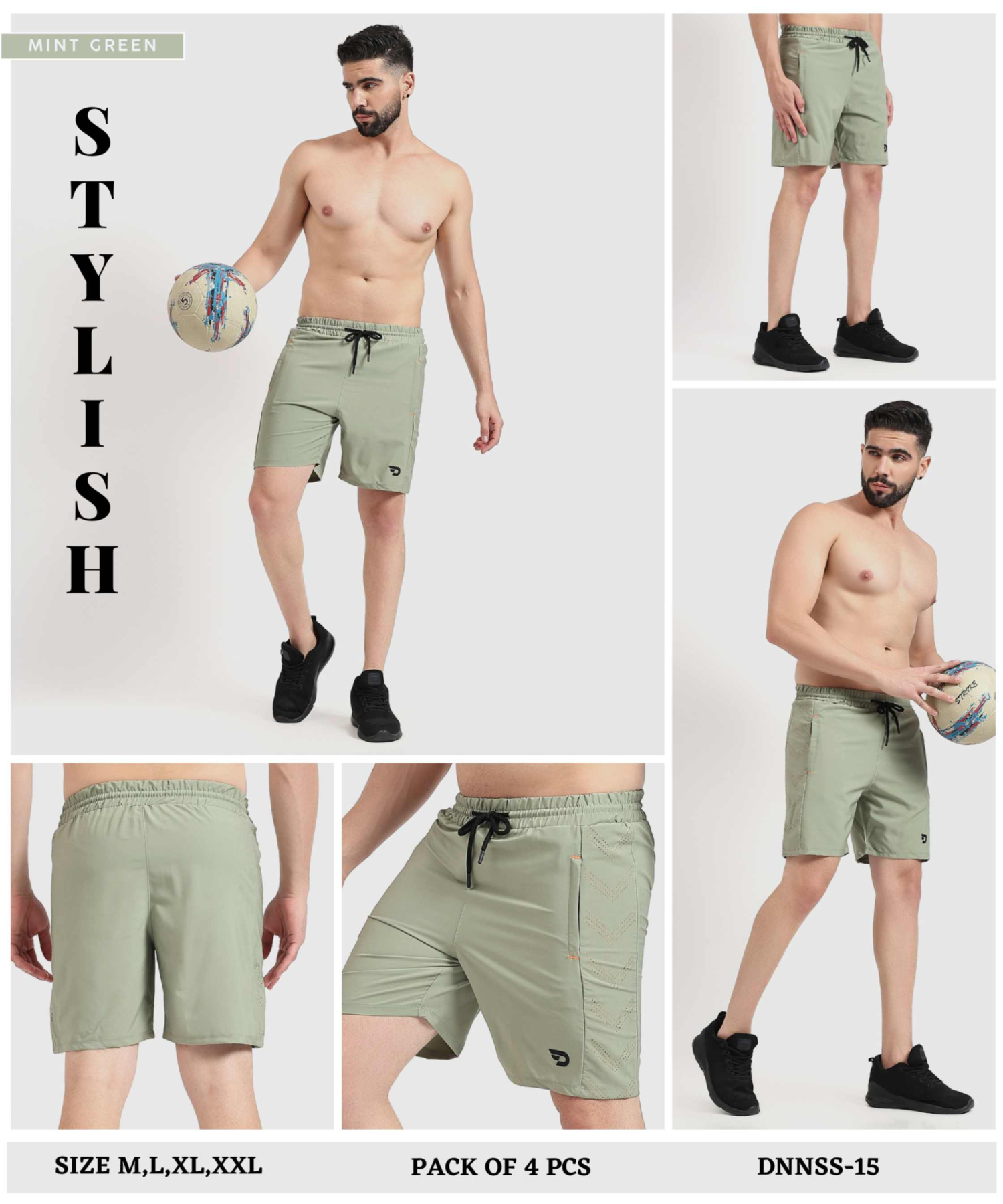 Ns Parachute Lycra Shorts - B2BZONE