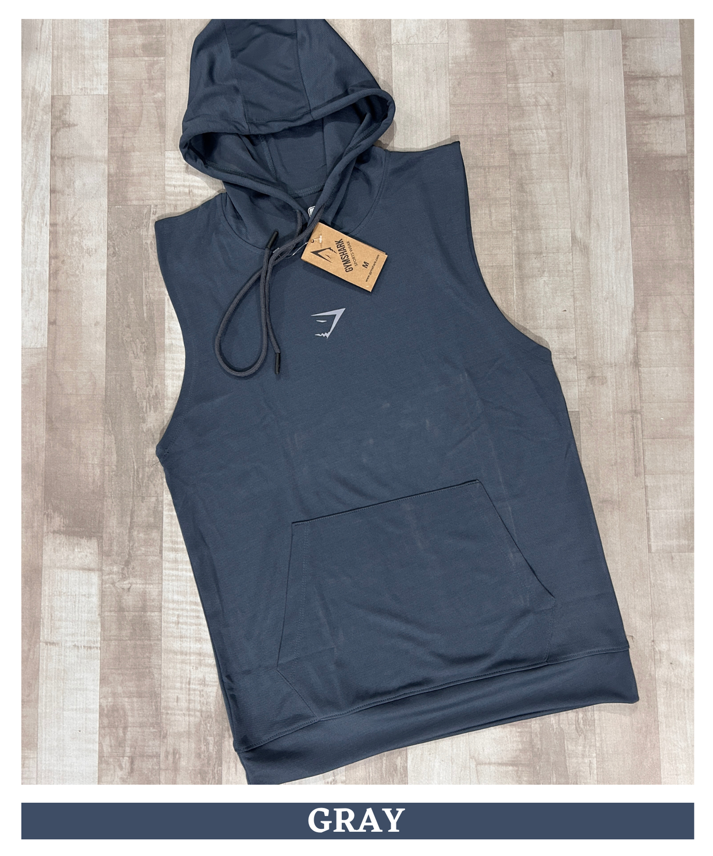 Men's Sportswear Hooded Sando in Imported Dotknit Lycra Fabric (GSM 180)