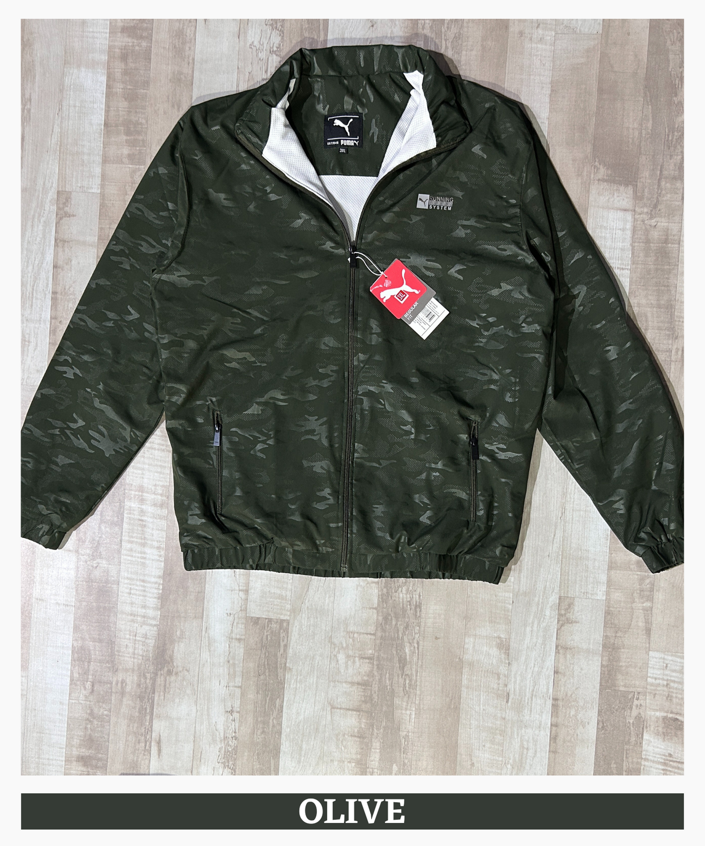 Imported Premium Quality Camo Cotton Plus Size Windcheater Jackets (GSM 350)