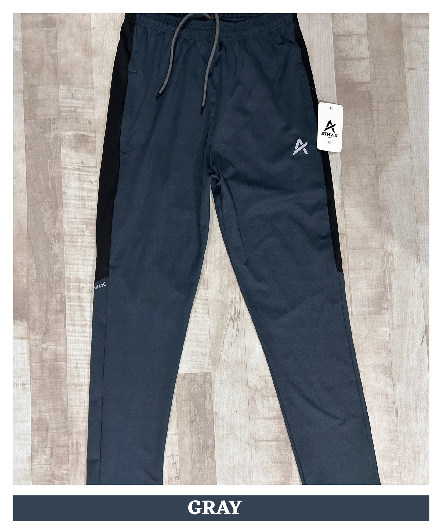 Athvix Activewear 4-Way Lycra Track Pants with Contrast Side Panel (240 GSM) – Stretch Fit & Premium Comfort