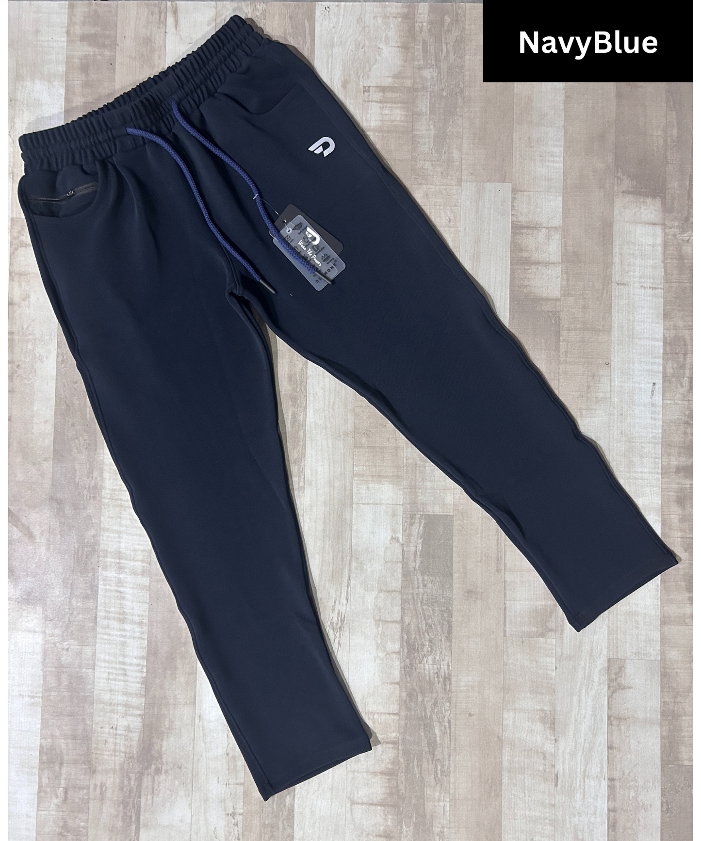 PowerFit – Imported Dobby Lycra | 280 GSM | D-Pocket + Extra Zip Pocket | Regular Hem | Lower / Track Pant - B2BZONE