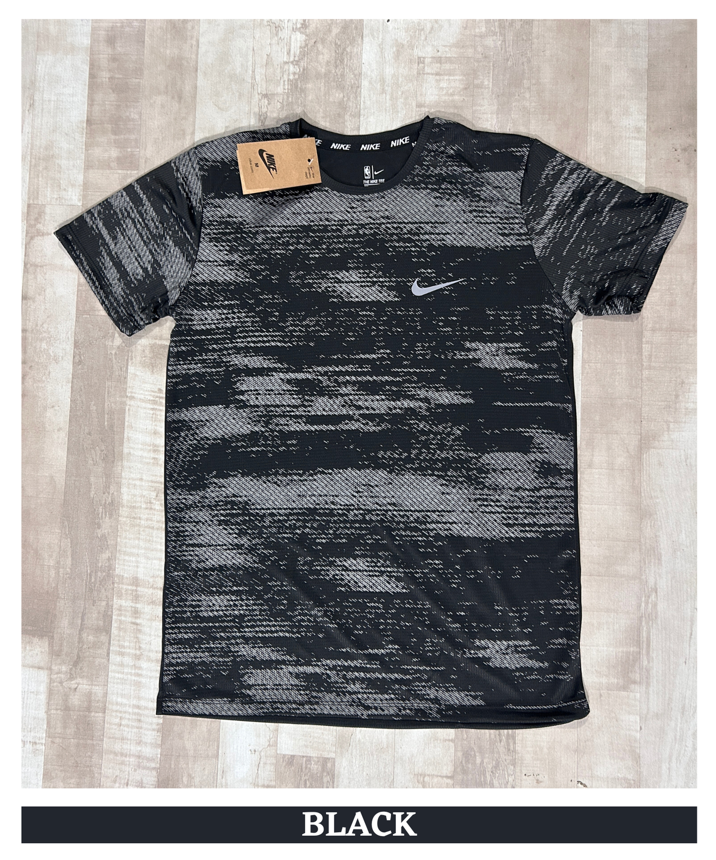 Imported Reebok Knit Lycra T-Shirt (GSM 180)- Printed Design