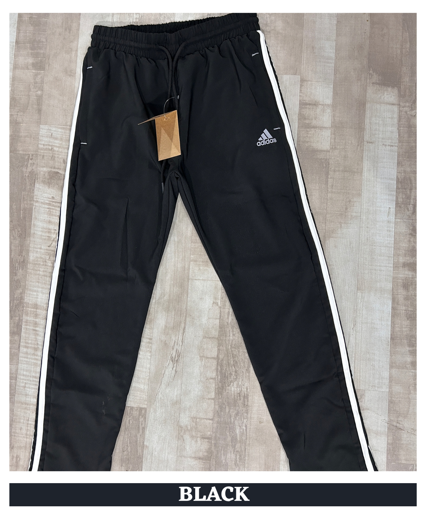 Imported Ns Parachute Lycra Lower (15% Lycra 145 GSM)| 3 strip Design