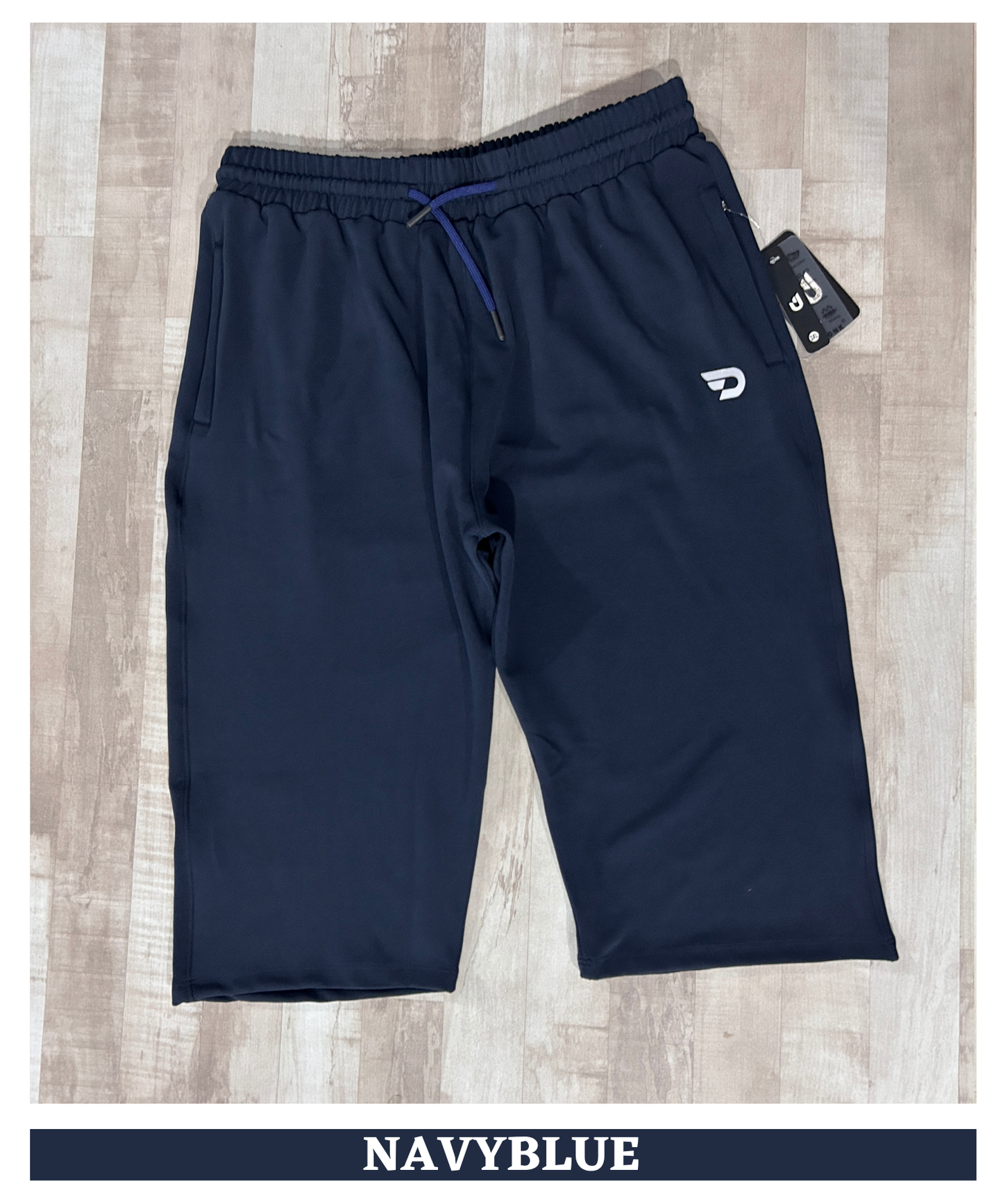 Men's Premium Imported Dobby Lycra Plus Size Capri | 250 GSM | Regular Fit