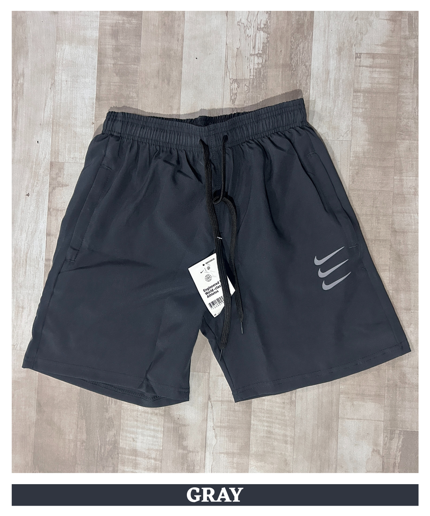 Imported Ns Parachute Lycra Shorts (15% Lycra GSM 130)