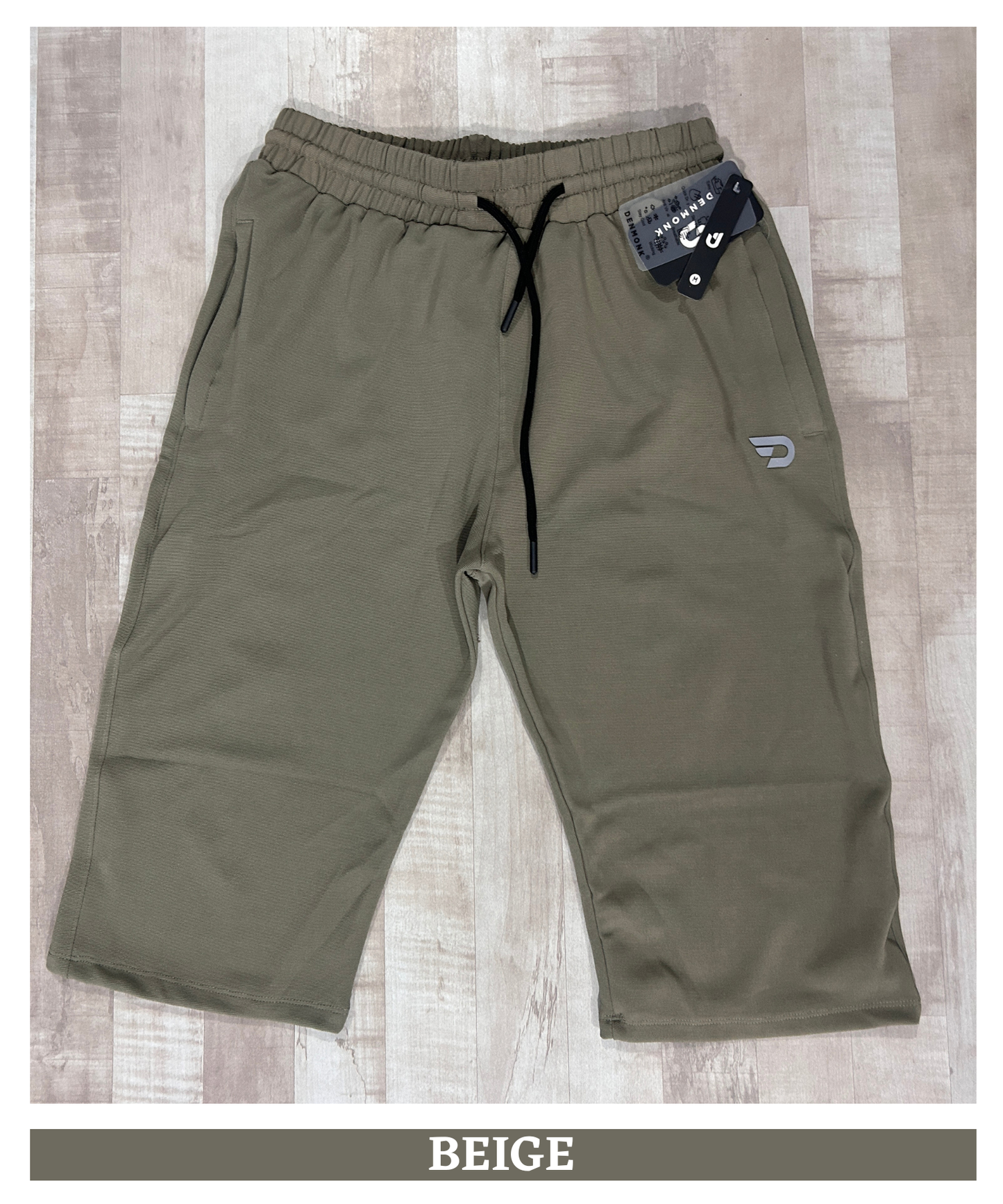 Men's Premium Imported Dobby Lycra Capri | 250 GSM | Both Side Zip Pockets | Regular Fit