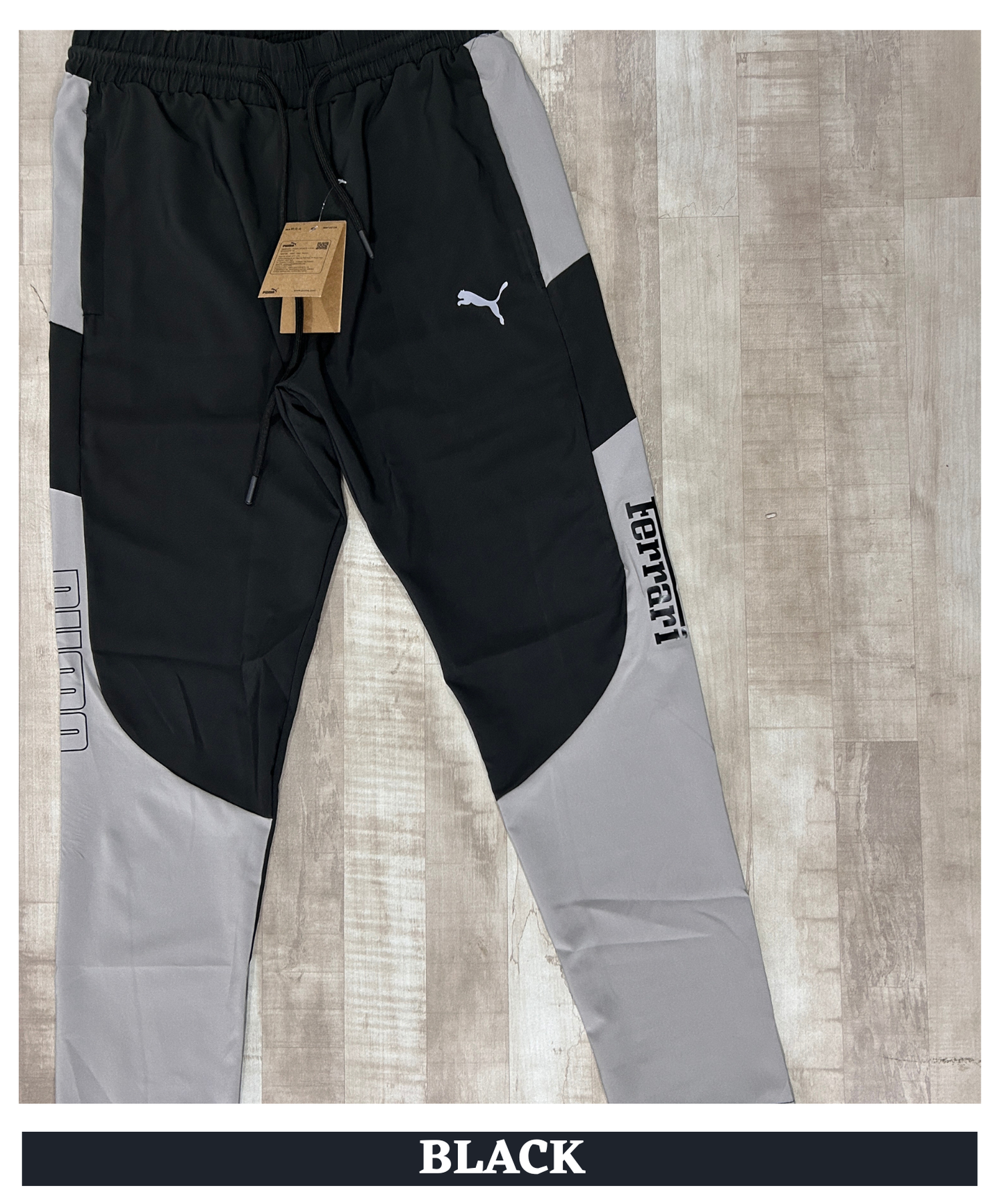 Imported Ns Parachute Lycra Lower (15% Lycra 145 GSM)| Color Block Design