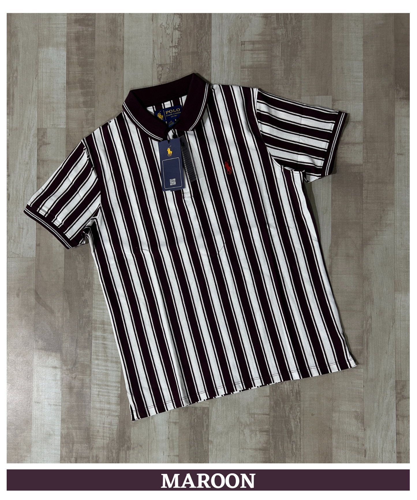 Premium Quality 100% Cotton Jacquard Lycra Polo T-Shirts (GSM 190-200)