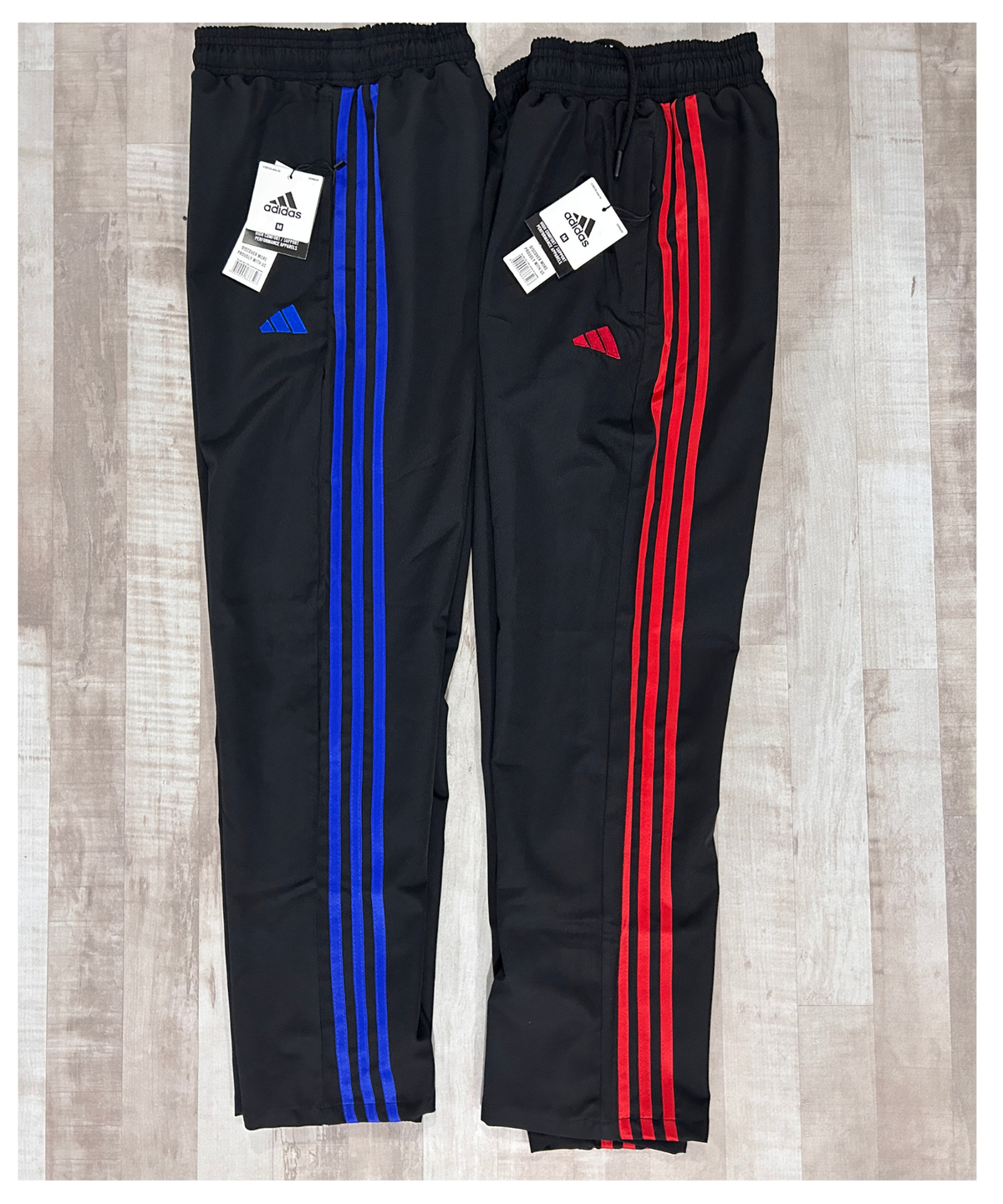 Imported Ns Terry Lycra TrackPant With  Multi-Colour 3-Stripe Design  | GSM 180-190 | Straight Fit