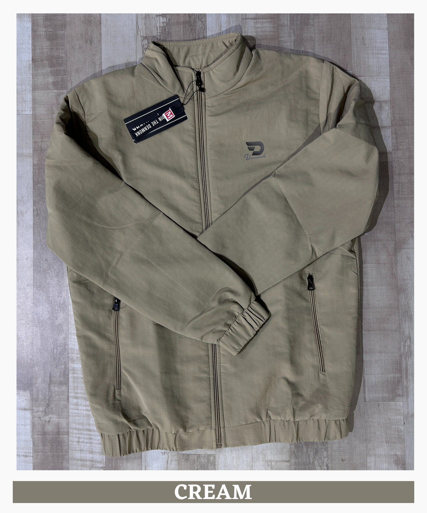 Men’s Teslon Check Waterproof Windcheater Jacket (GSM 350)