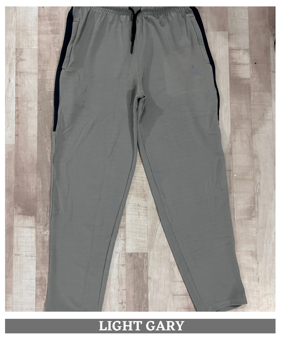 Men's Imported Dobby Lycra Track Pants with Half Color Contrast Side Panel | Athvix Active Wear By Denmonk | GSM 230 | Slim Fit