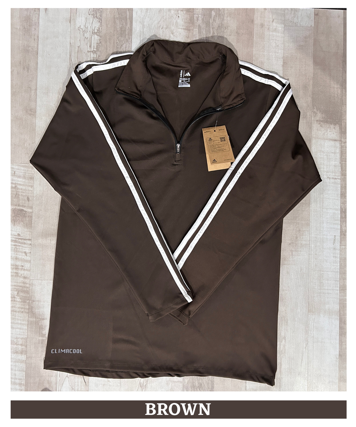 Imported 4way Taiwan Lycra Half Zipper T-Shirt with 3 Strip Design | 250 GSM | Regular Fit