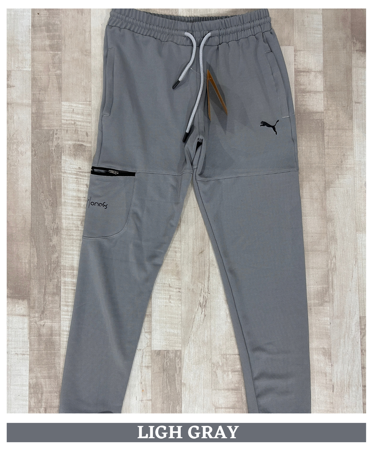 Imported Dobby Lycra Trackpant Knee Zip Pocket | GSM 250 | Slim Fit