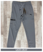 Imported Dobby Lycra Trackpant Knee Zip Pocket | GSM 250 | Slim Fit