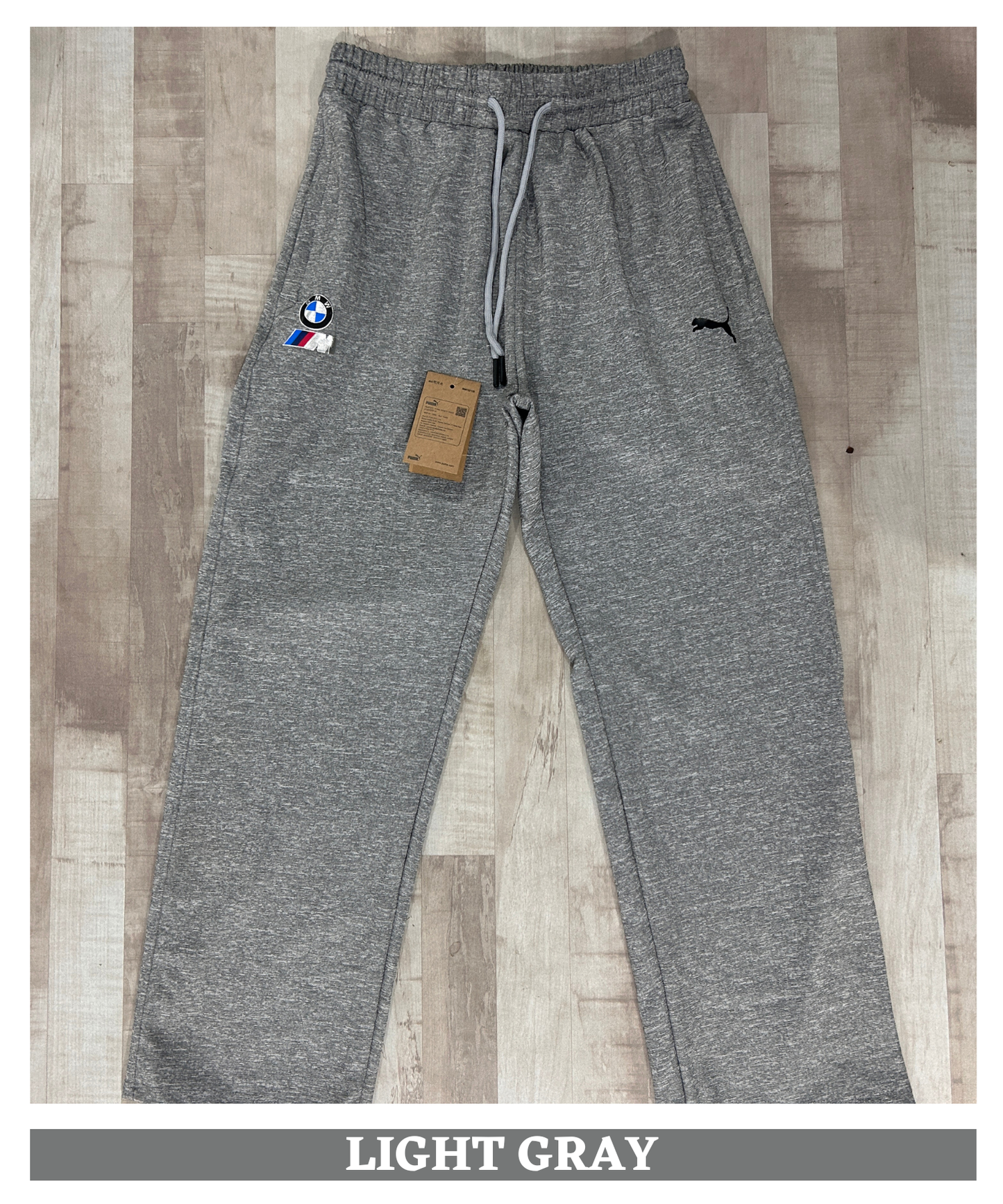 Imported Poly Cotton Lycra TrackPant (GSM 250) | Dual Branding Logo| Straight Fit