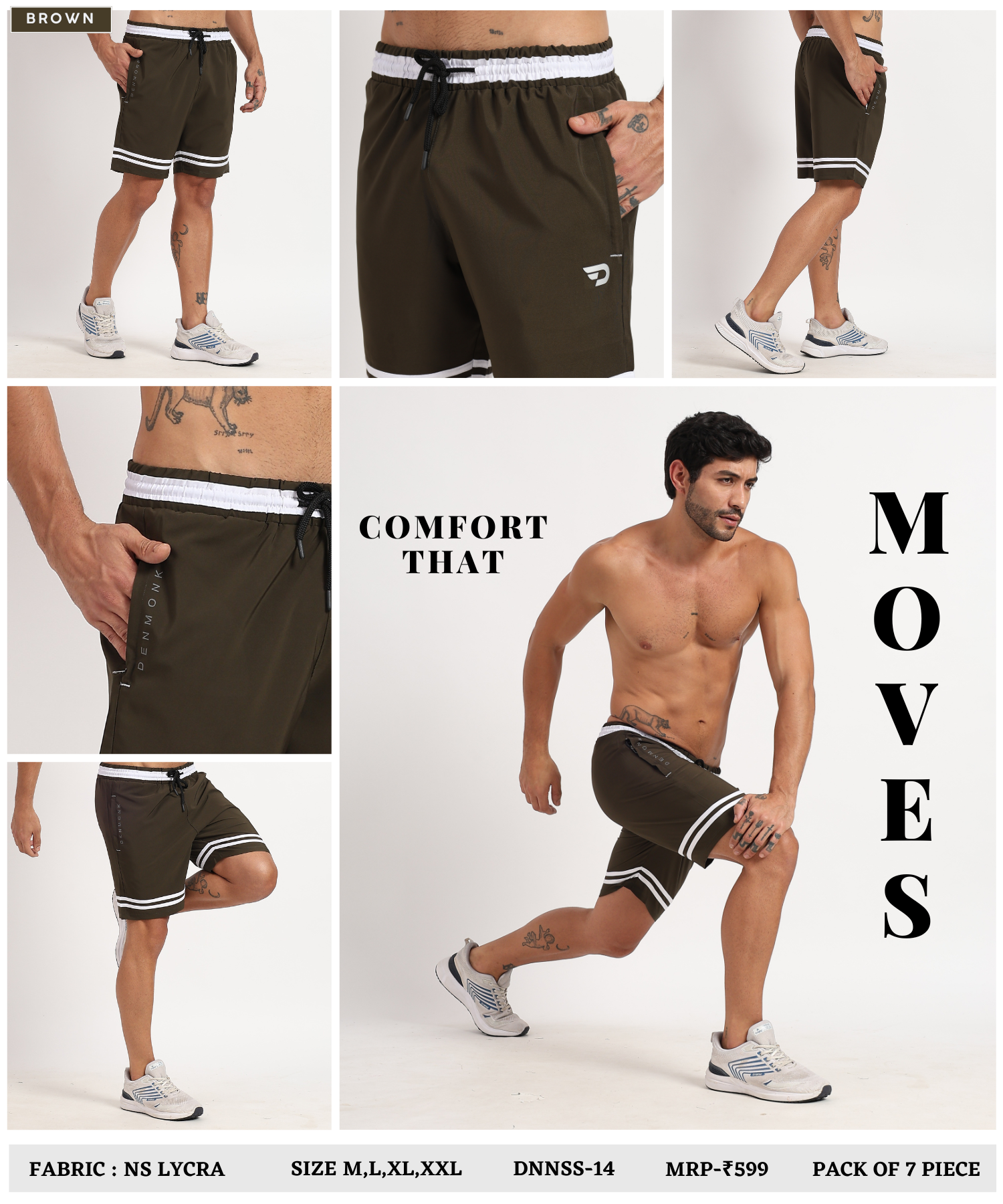 Ns Parachute Lycra Shorts - B2BZONE