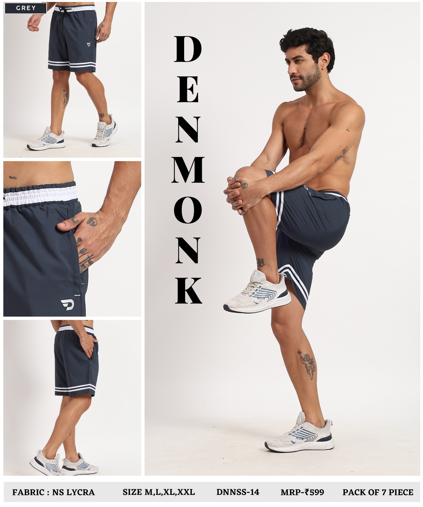 Ns Parachute Lycra Shorts - B2BZONE