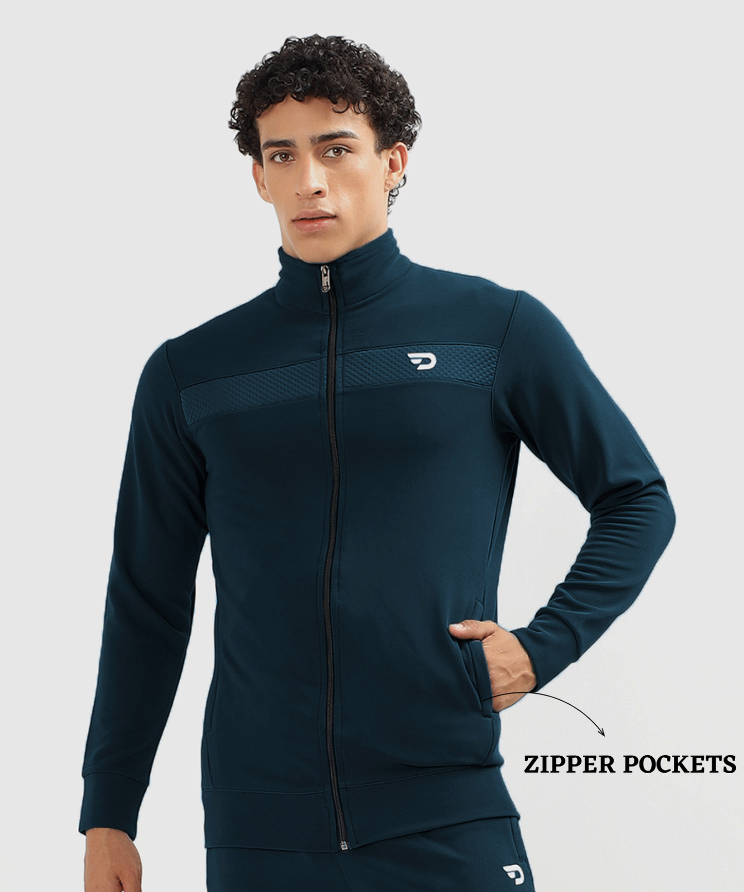 Men’s Dobby Lycra Slim Fit Jacket (GSM 290)