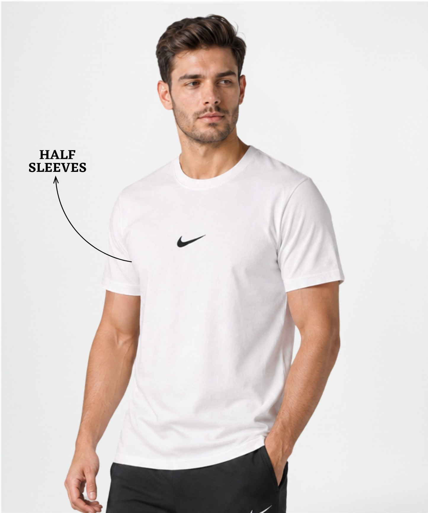 Men’s Premium Cotton Blend Regular Fit T-Shirt – 220 GSM| Embroidery Logo