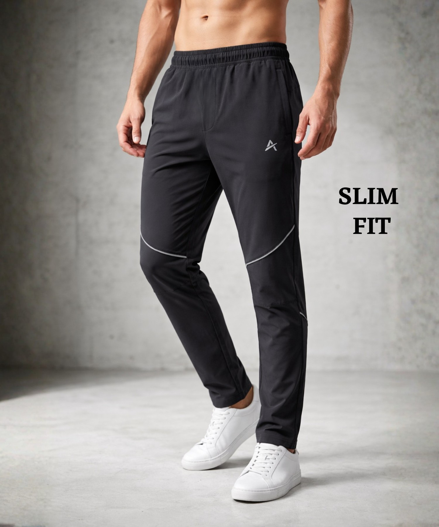 Athvix Imported NS Parachute Lycra Lower (12% Lycra, 130 GSM) with Stylish Piping | Athvix Active wear by Denmonk