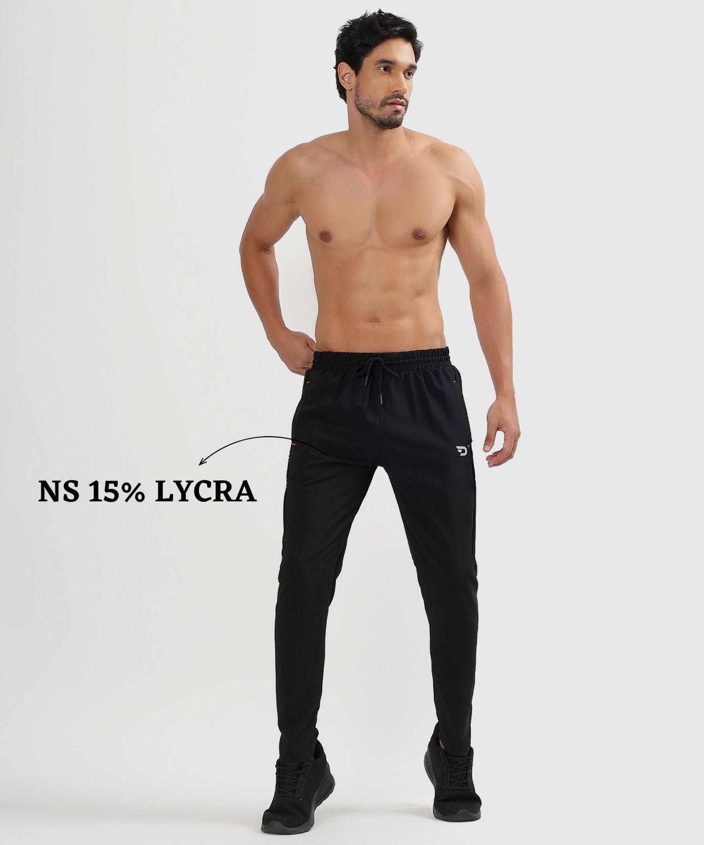 NS Laser Move Trackpant - Imported Ns Parachute Lycra Lower (20% Lycra, GSM-145)