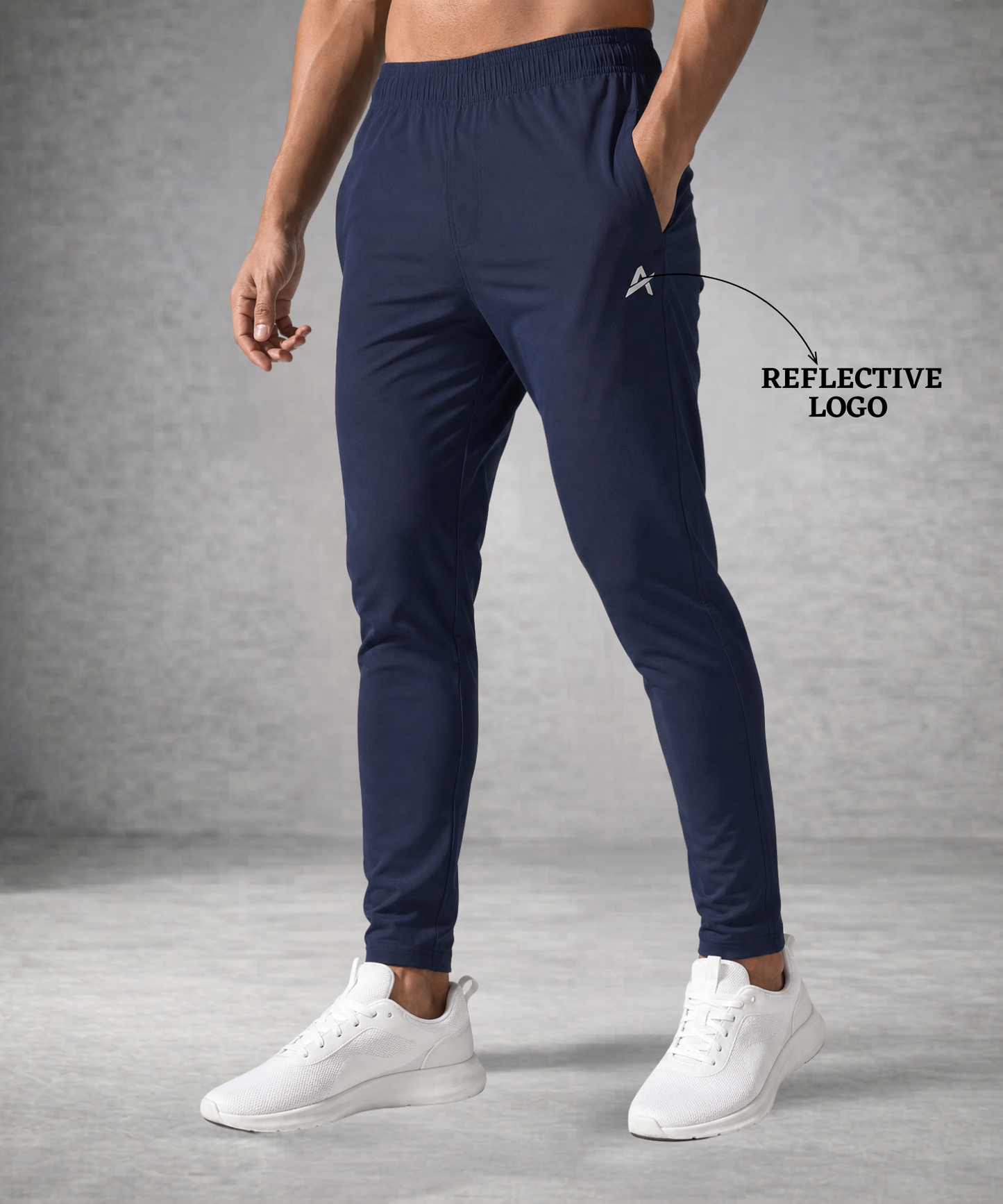Imported Ns Parachute Lycra Trackpant (12% Lycra 130 GSM) | Athvix Active wear by Denmonk