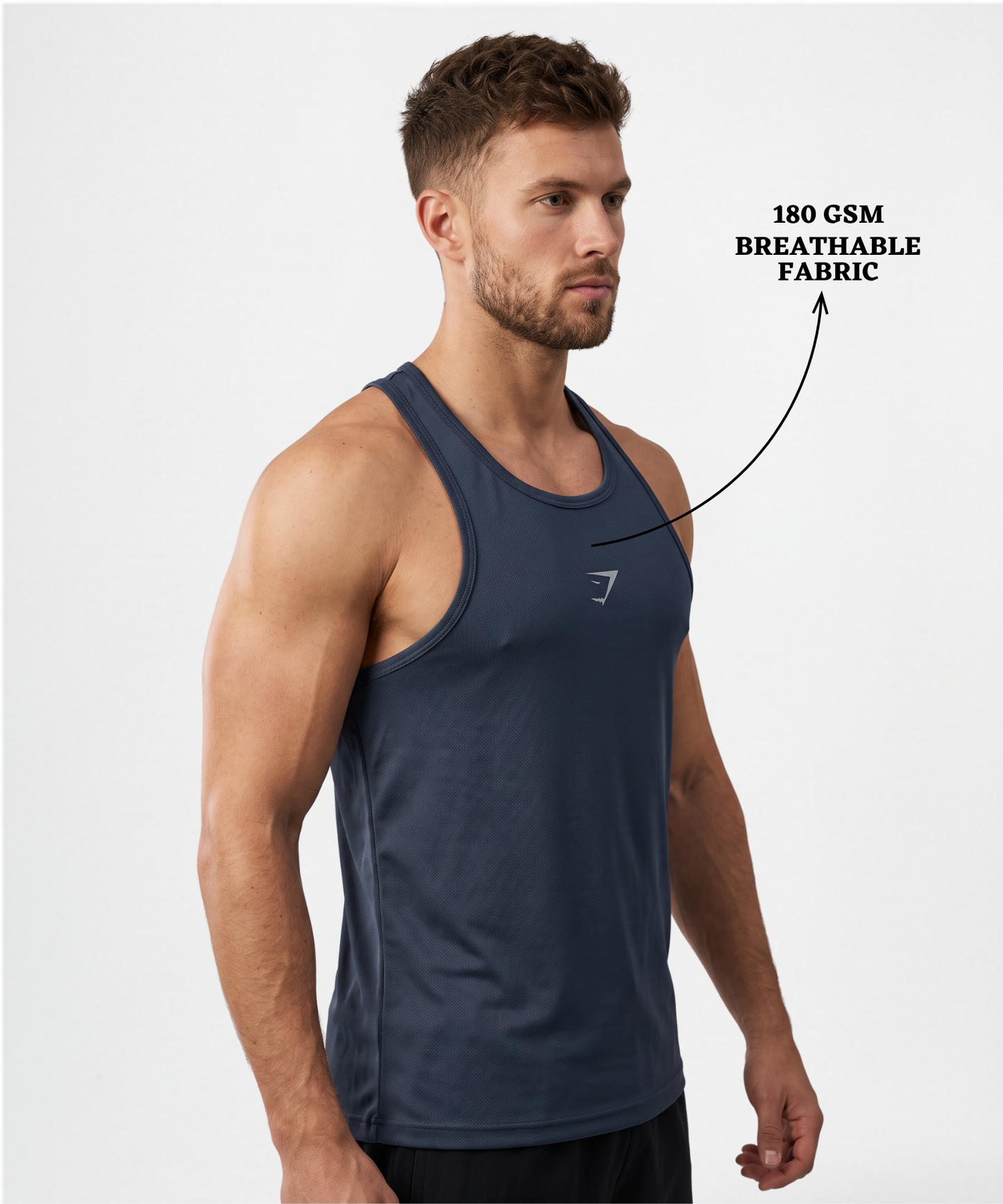 Imported Dotknit Lycra Sando (GSM 180)