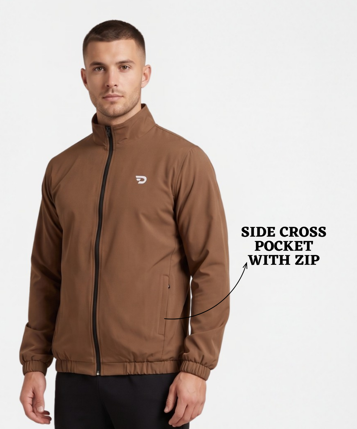 Men's Imported NS Parachute Lycra Jacket | 145 GSM | Regular Fit