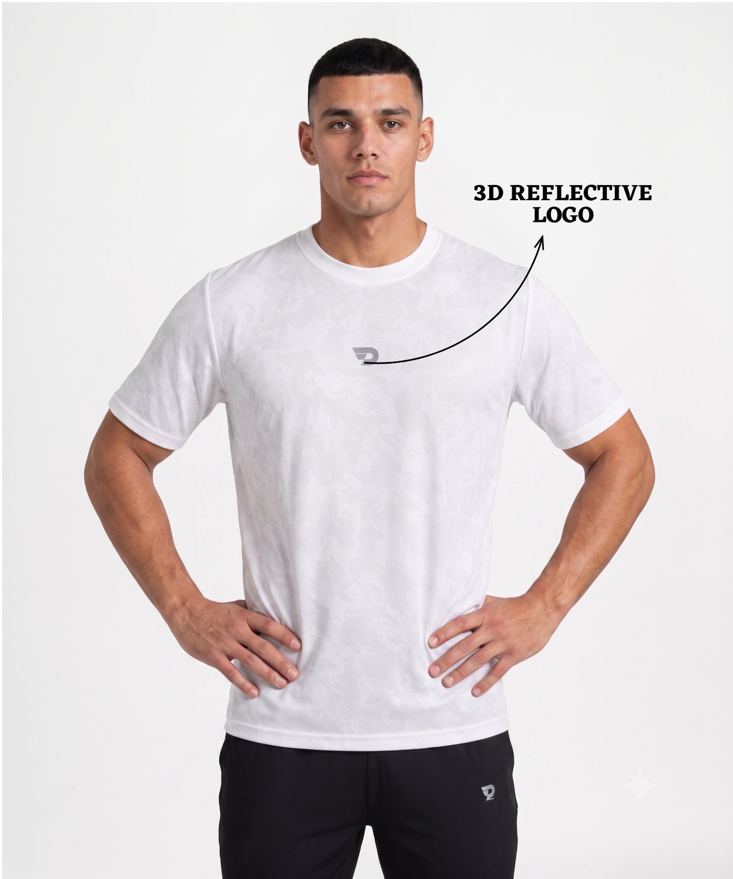 Men's Imported Jacquard Lycra T-Shirt | Regular Fit | Half Sleeve