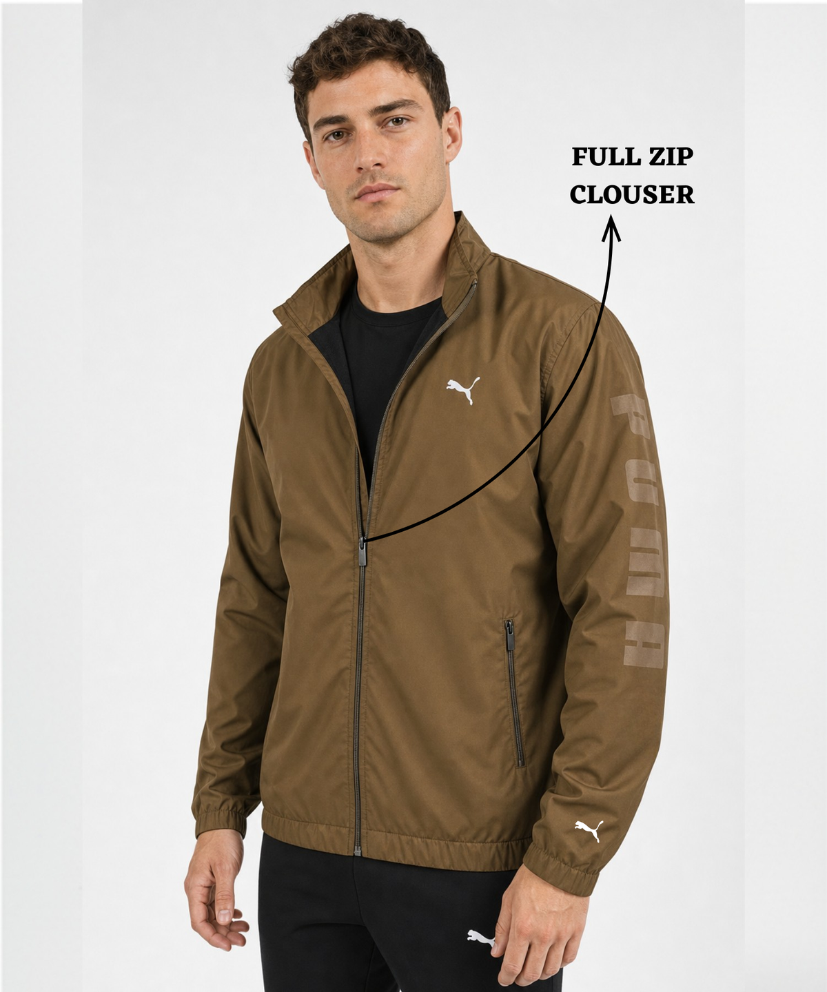 Imported Premium Feather Touch Windcheater Jackets With Inner Linning | 350 gsm | Regular Fit