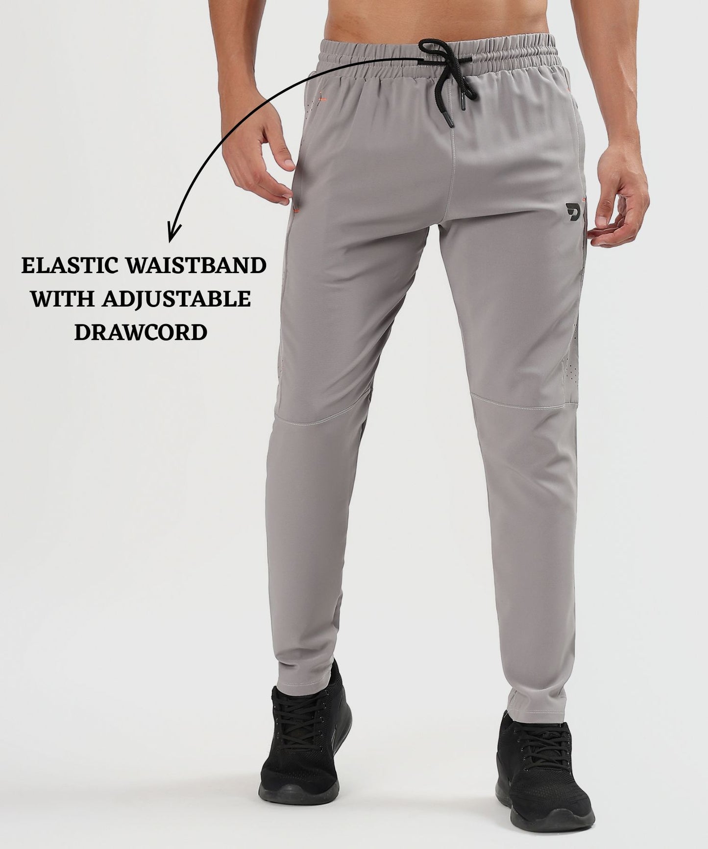 Laser Cut Design Trackpant – Imported Ns Parachute Lycra (145 GSM, 15% Lycra)