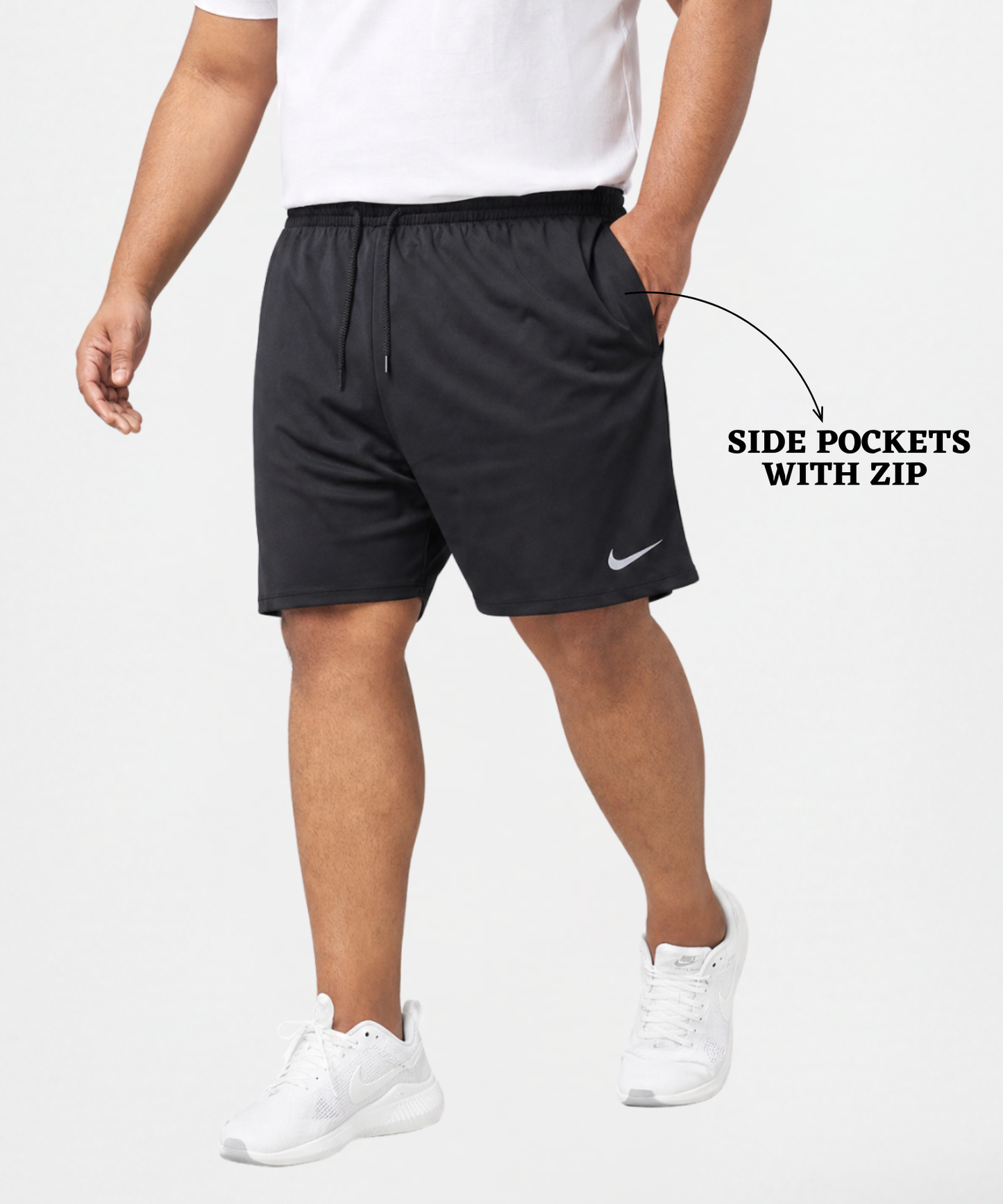 Imported 4way Taiwan Lycra Plus Size Shorts (GSM 250)|DOD