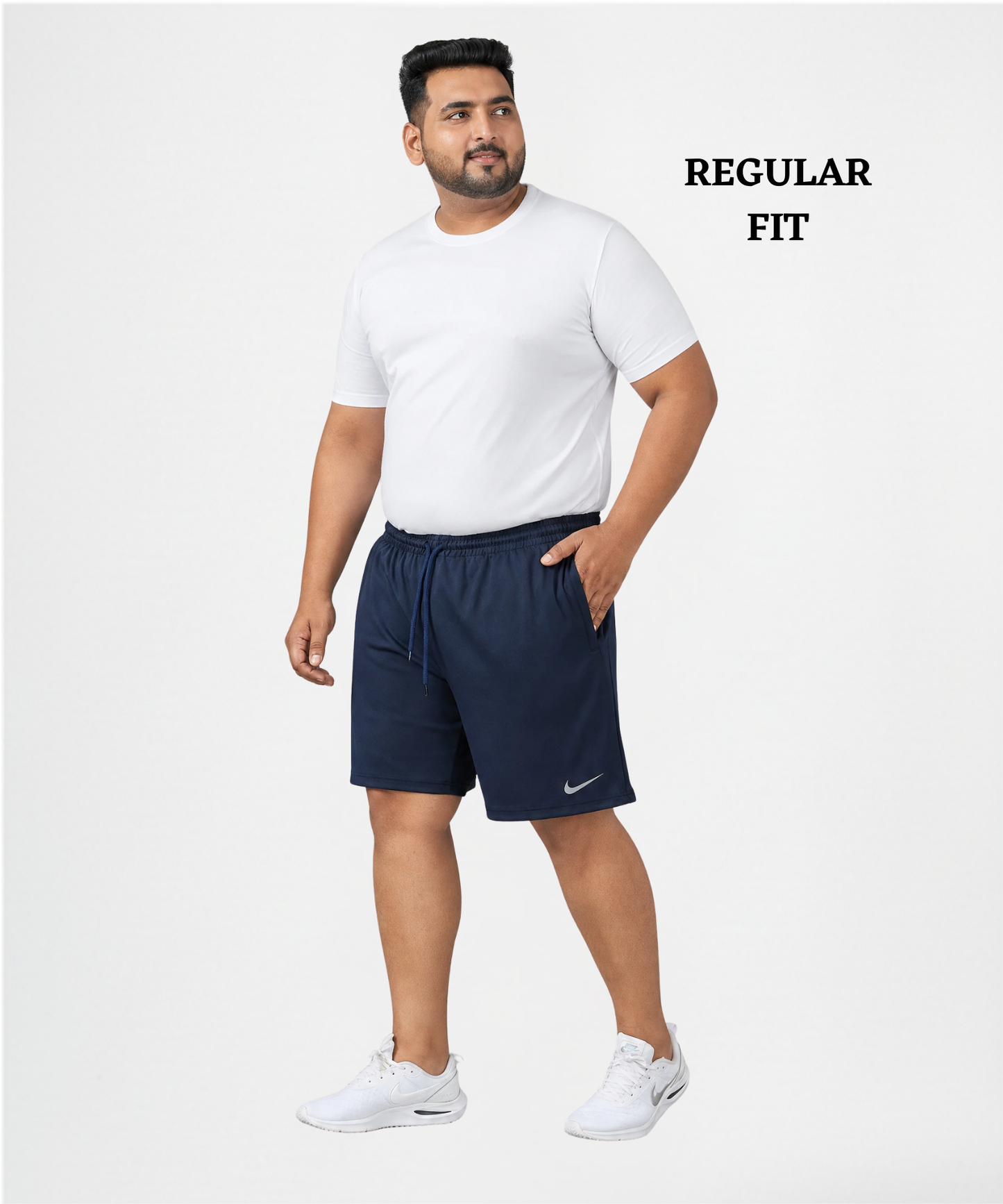 Imported 4way Taiwan Lycra Plus Size Shorts (GSM 250)|DOD