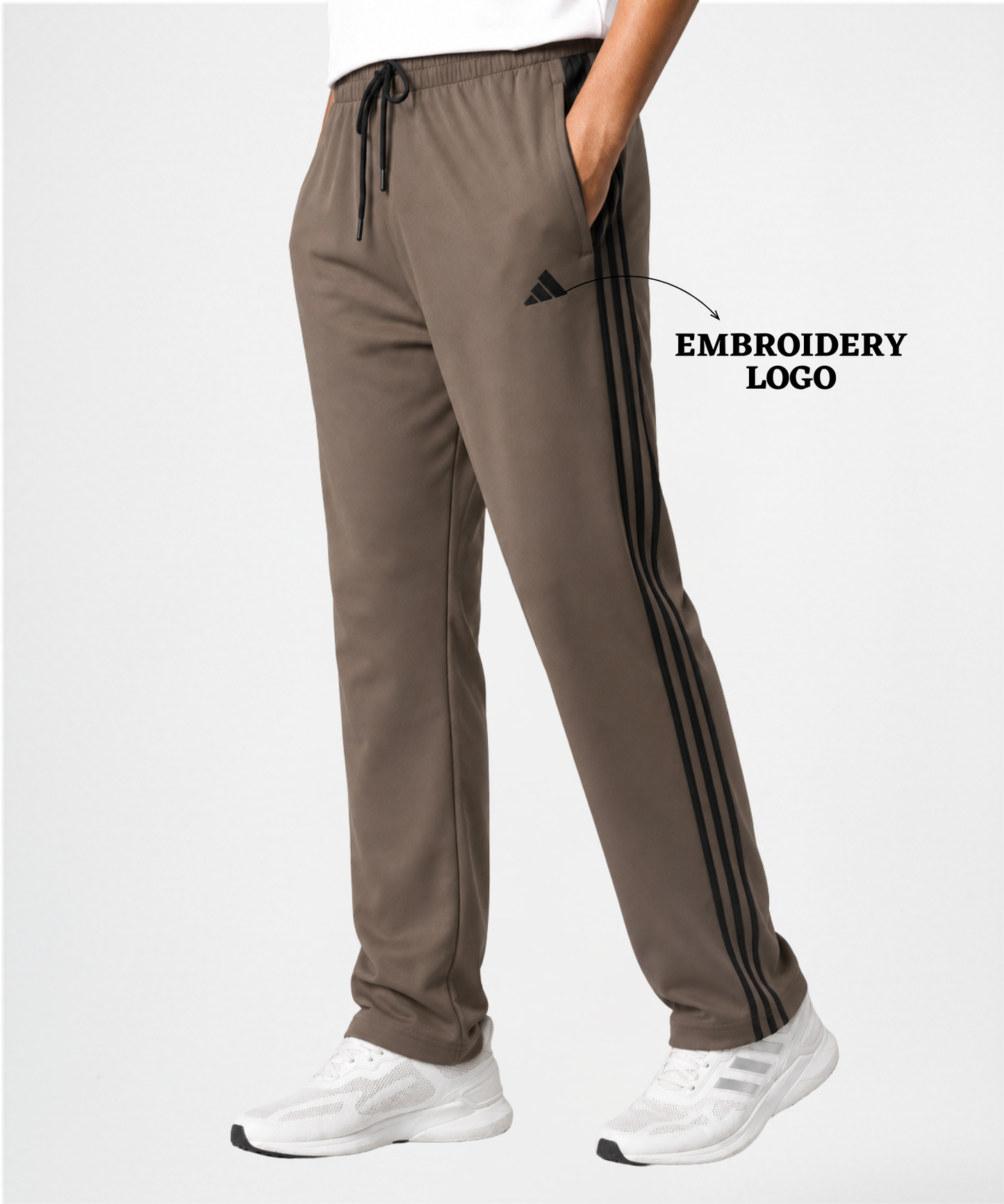 Imported Ns Terry Lycra TrackPant (GSM 180-190)| Comfort fit| 3 Stripe Design | DOD