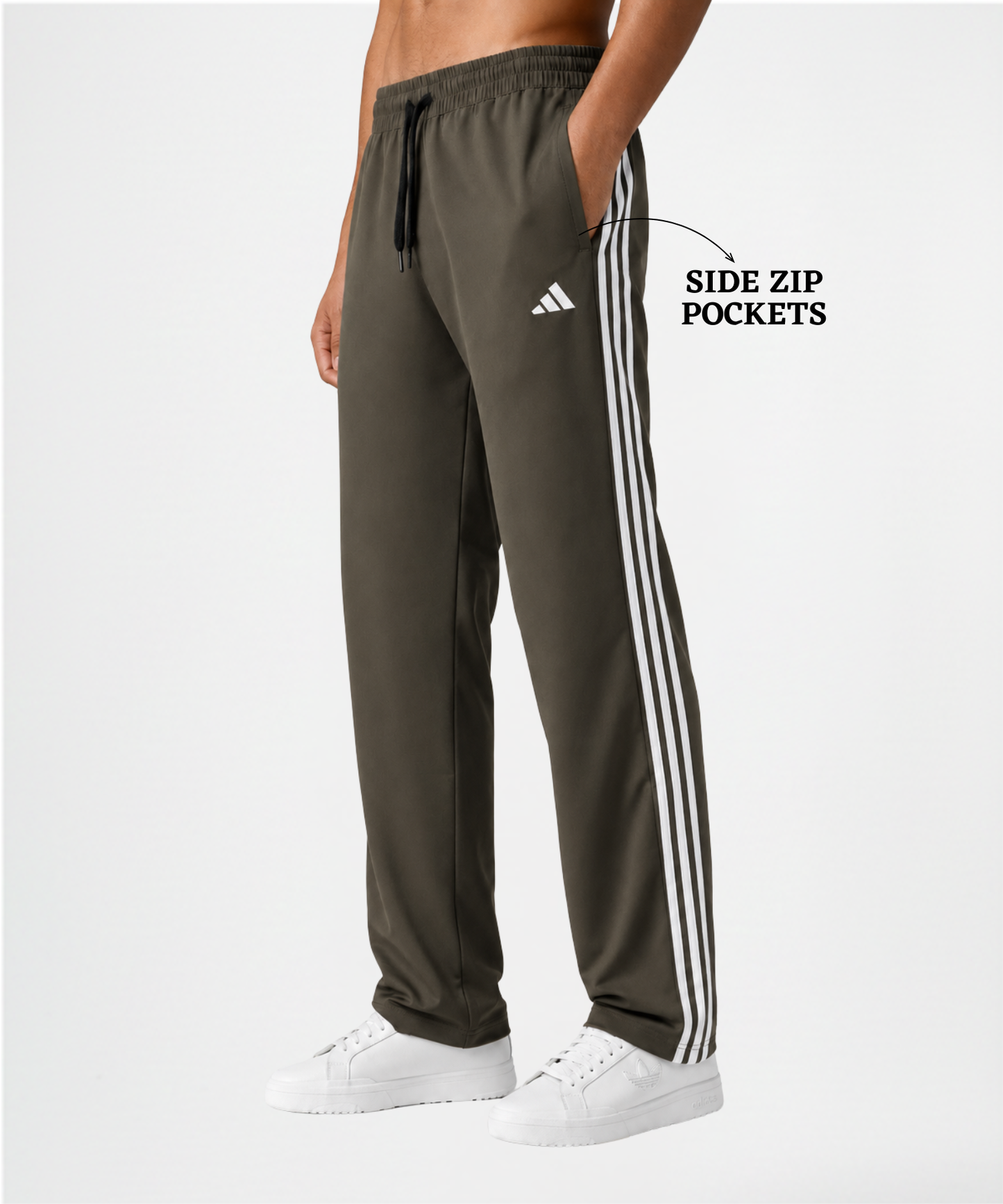 Imported Ns Terry Lycra TrackPant (GSM 180-190)| Comfort fit| 3 Stripe Design | DOD